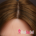 Nancy silicone head with rooted hair